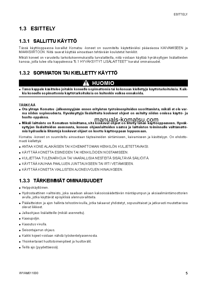 Protected: CK20-1(ITA) S/N F00277-UP Operation manual (Finnish)