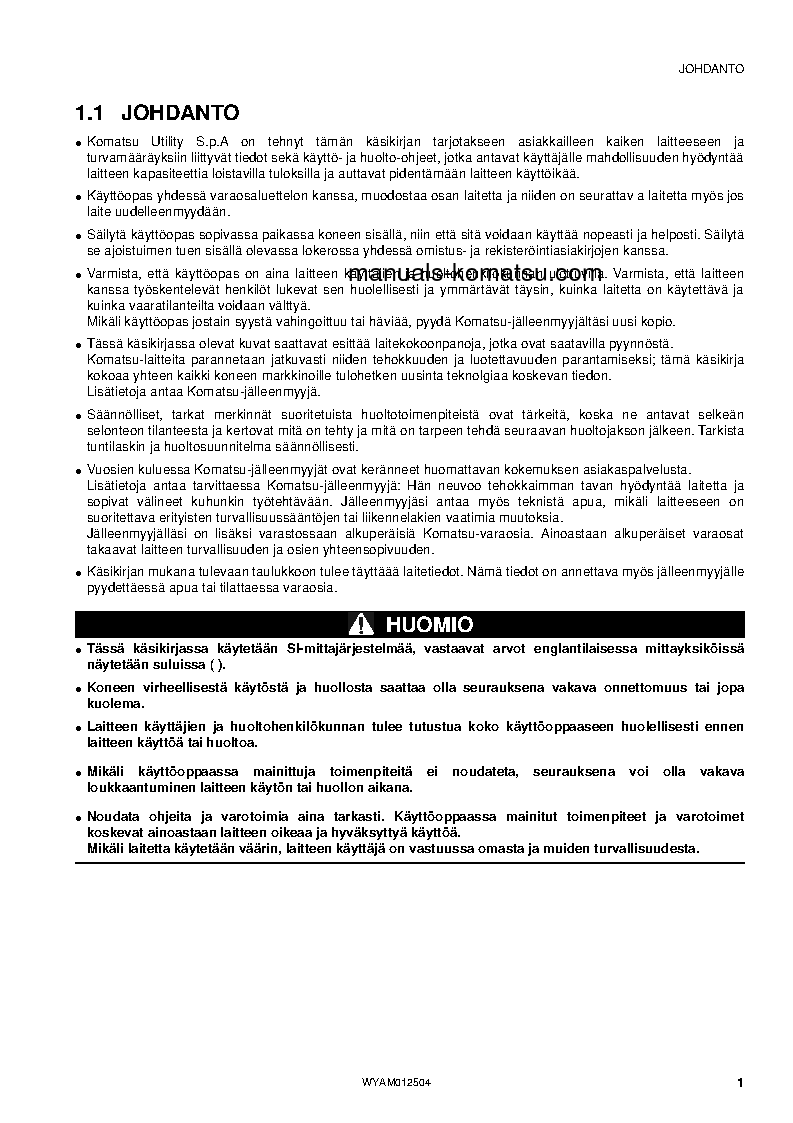 Protected: PC26MR-3(ITA) S/N F31129-UP Operation manual (Finnish)