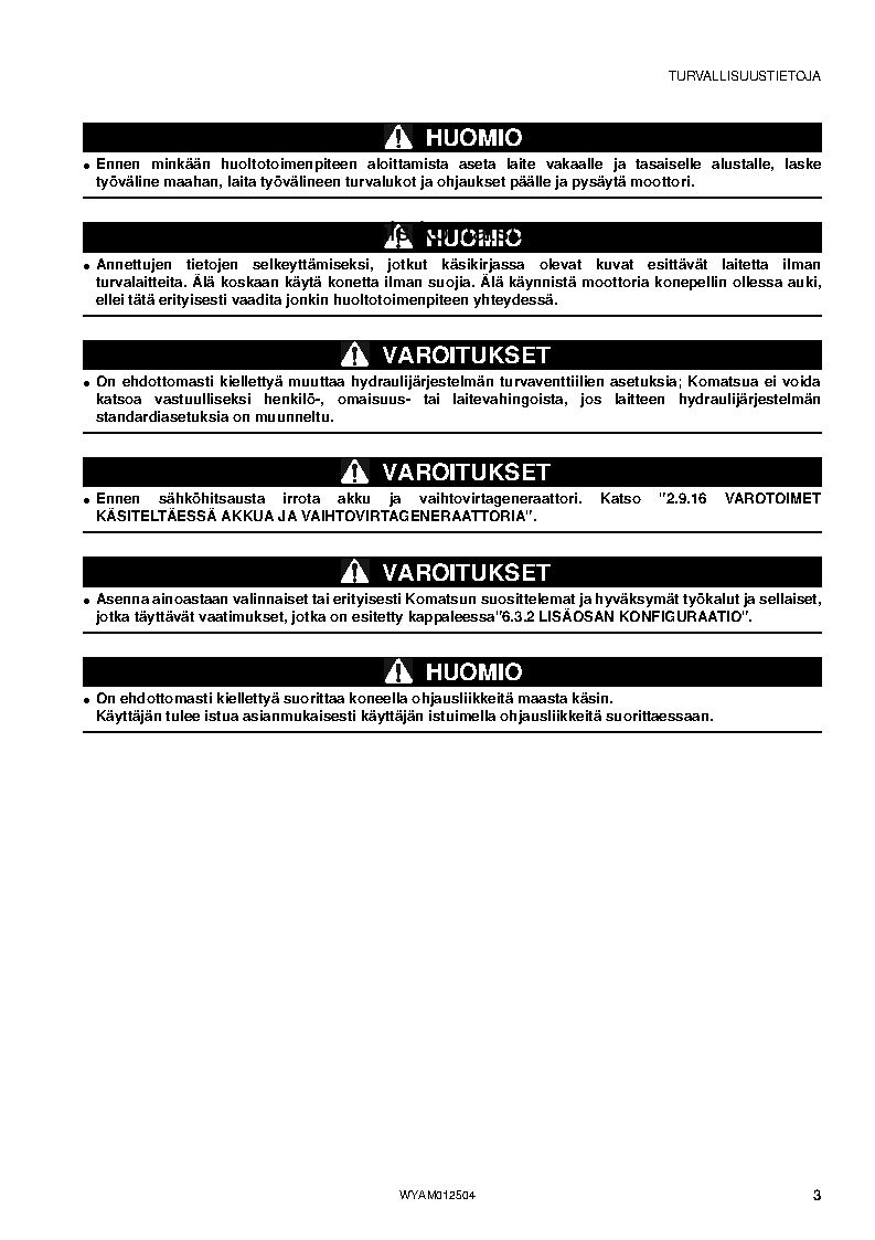 Protected: PC26MR-3(ITA) S/N F31129-UP Operation manual (Finnish)