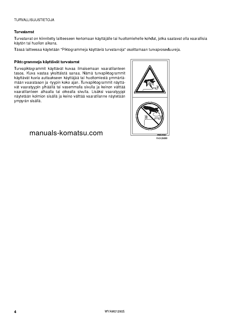 Protected: PC80MR-3(ITA) S/N F00270-UP Operation manual (Finnish)