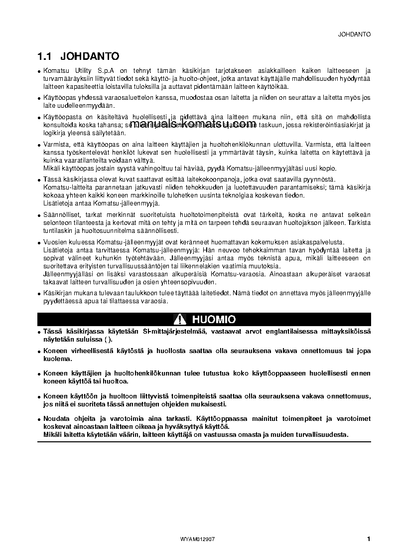 Protected: PC80MR-3(ITA) S/N F00430-UP Operation manual (Finnish)