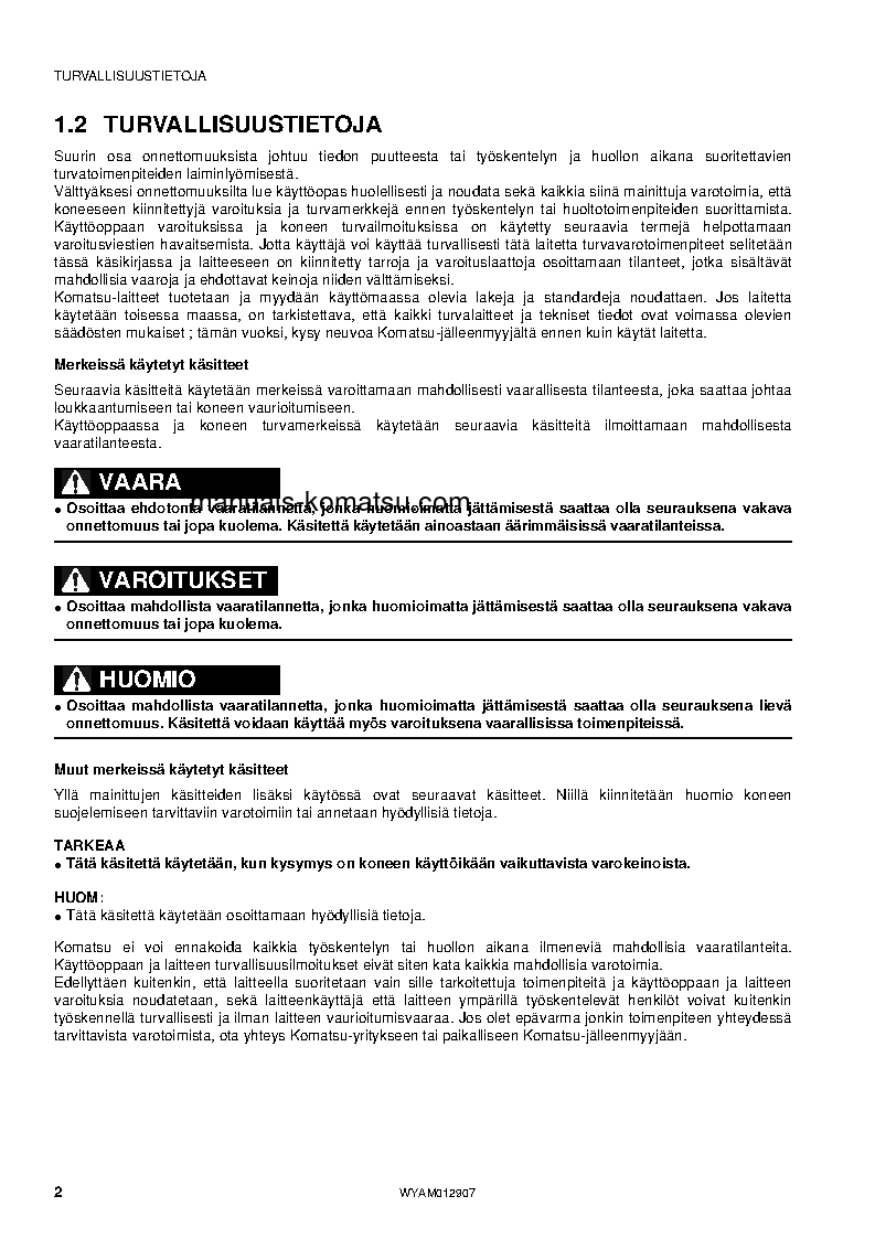 Protected: PC80MR-3(ITA) S/N F00430-UP Operation manual (Finnish)