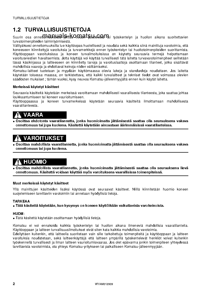 Protected: PC80MR-3(ITA) S/N F00952-UP Operation manual (Finnish)