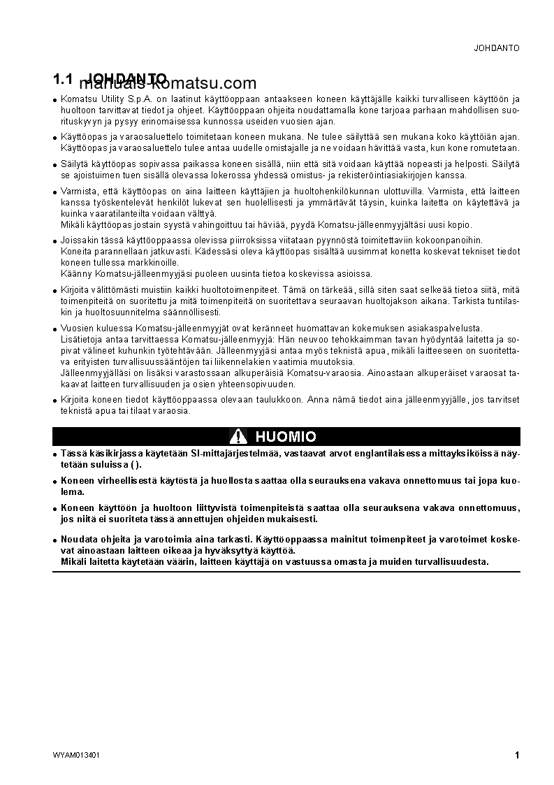 Protected: PC20MR-2(ITA) S/N F00447-UP Operation manual (Finnish)