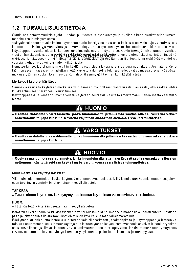 Protected: PC20MR-2(ITA) S/N F00447-UP Operation manual (Finnish)