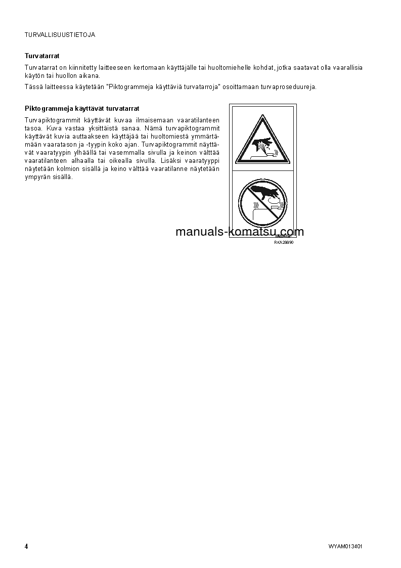 Protected: PC20MR-2(ITA) S/N F00447-UP Operation manual (Finnish)