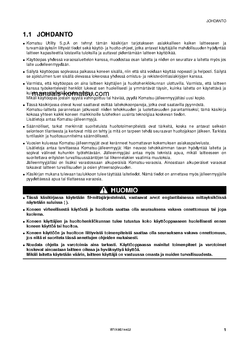 Protected: PC55MR-3(ITA) S/N F30561-UP Operation manual (Finnish)