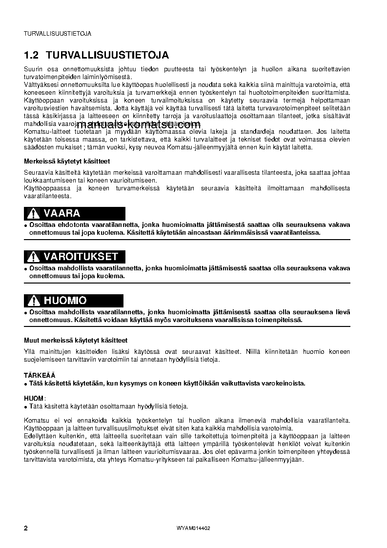 Protected: PC55MR-3(ITA) S/N F30561-UP Operation manual (Finnish)