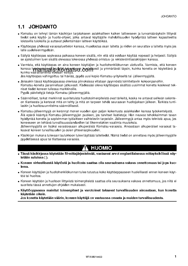 Protected: PC55MR-3(ITA) S/N F30885-UP Operation manual (Finnish)