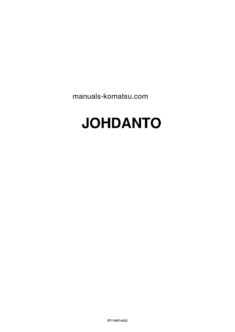 Protected: PC118MR-8(ITA) S/N F00183-UP Operation manual (Finnish)