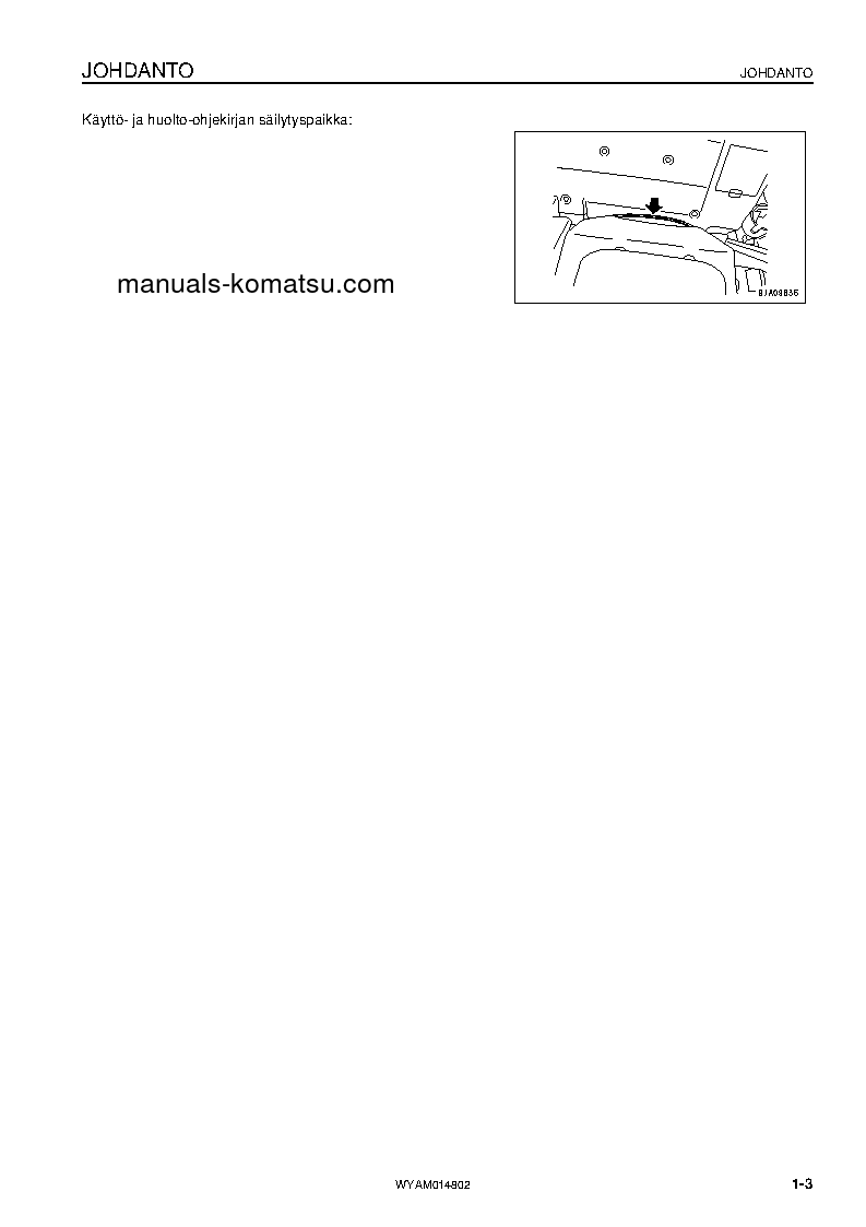 Protected: PC118MR-8(ITA) S/N F00183-UP Operation manual (Finnish)