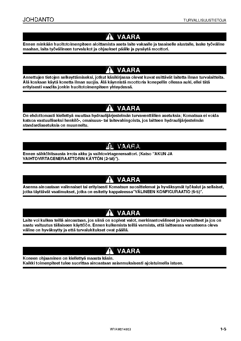 Protected: PW118MR-8(ITA) S/N F00277-UP Operation manual (Finnish)