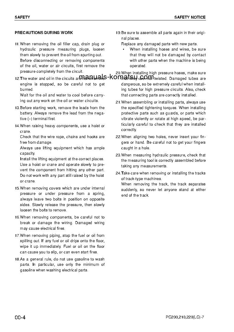 Protected: PC200-7(CHN)-SEGMENT-MONITOR S/N DBB0001-UP Shop (repair) manual (English)